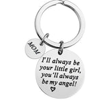 Fashion Keyring Drive Safe Name Stainless Steel Keychain Couples Key Rings Women Men Friend Family Key Chain Pendant Jewelry