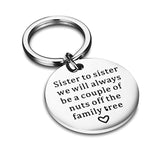 Fashion Keyring Drive Safe Name Stainless Steel Keychain Couples Key Rings Women Men Friend Family Key Chain Pendant Jewelry