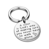 Fashion Keyring Drive Safe Name Stainless Steel Keychain Couples Key Rings Women Men Friend Family Key Chain Pendant Jewelry