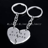 2 Pieces keyrings Puzzle Friendship Jigsaw Charm Pendant Keychains Best Friend Key Rings Gifts BFF Jewelry Women Accessories Hot