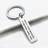 Stainless Steel Custom Keyrings Gift Drive Safe I Need You Here With Me Keychains Couples Boyfriend Personalized Bag Key Chains