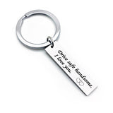 Stainless Steel Custom Keyrings Gift Drive Safe I Need You Here With Me Keychains Couples Boyfriend Personalized Bag Key Chains
