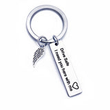 Stainless Steel Custom Keyrings Gift Drive Safe I Need You Here With Me Keychains Couples Boyfriend Personalized Bag Key Chains