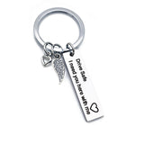 Stainless Steel Custom Keyrings Gift Drive Safe I Need You Here With Me Keychains Couples Boyfriend Personalized Bag Key Chains