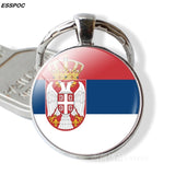 Russia Flag Keychain Eastern European Country Flag Key Chain Ukraine Belarus Estonia Latvia Lithuania Moldova Flag Jewelry Gifts