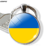 Russia Flag Keychain Eastern European Country Flag Key Chain Ukraine Belarus Estonia Latvia Lithuania Moldova Flag Jewelry Gifts