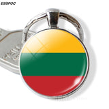 Russia Flag Keychain Eastern European Country Flag Key Chain Ukraine Belarus Estonia Latvia Lithuania Moldova Flag Jewelry Gifts