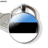 Russia Flag Keychain Eastern European Country Flag Key Chain Ukraine Belarus Estonia Latvia Lithuania Moldova Flag Jewelry Gifts