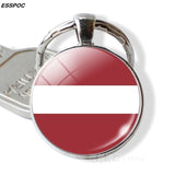 Russia Flag Keychain Eastern European Country Flag Key Chain Ukraine Belarus Estonia Latvia Lithuania Moldova Flag Jewelry Gifts