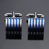 XKZM New men's shirts Cufflinks luxury jewelry brand of high-grade mahogany carbon fiber retro pattern Cufflinks free shipping
