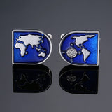 XKZM New men's shirts Cufflinks luxury jewelry brand of high-grade mahogany carbon fiber retro pattern Cufflinks free shipping