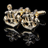 New luxury shirts Cuff links jewelry brand high-grade silver gold metal Blue Pink white crown crystal Cufflinks for men's