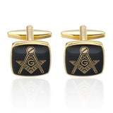 New luxury shirts Cuff links jewelry brand high-grade silver gold metal Blue Pink white crown crystal Cufflinks for men's