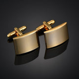 New luxury shirts Cuff links jewelry brand high-grade silver gold metal Blue Pink white crown crystal Cufflinks for men's