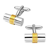 New luxury shirts Cuff links jewelry brand high-grade silver gold metal Blue Pink white crown crystal Cufflinks for men's