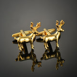 New luxury shirts Cuff links jewelry brand high-grade silver gold metal Blue Pink white crown crystal Cufflinks for men's