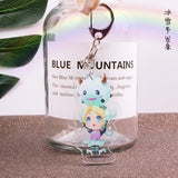 League of New Legends Acrylic keychain LOL Soraka ashe LuLu Riven funny cute pendant Jewelry Accessory Chaveiro Llaveros gifts