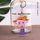 League of New Legends Acrylic keychain LOL Soraka ashe LuLu Riven funny cute pendant Jewelry Accessory Chaveiro Llaveros gifts