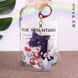 League of New Legends Acrylic keychain LOL Soraka ashe LuLu Riven funny cute pendant Jewelry Accessory Chaveiro Llaveros gifts