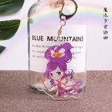 League of New Legends Acrylic keychain LOL Soraka ashe LuLu Riven funny cute pendant Jewelry Accessory Chaveiro Llaveros gifts