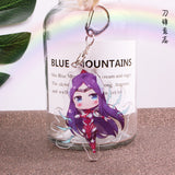 League of New Legends Acrylic keychain LOL Soraka ashe LuLu Riven funny cute pendant Jewelry Accessory Chaveiro Llaveros gifts