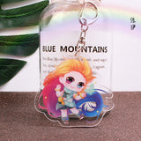 League of New Legends Acrylic keychain LOL Soraka ashe LuLu Riven funny cute pendant Jewelry Accessory Chaveiro Llaveros gifts