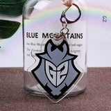 League of New Legends Acrylic keychain LOL Soraka ashe LuLu Riven funny cute pendant Jewelry Accessory Chaveiro Llaveros gifts