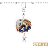 Anime Demon Slayer Kimetsu no Yaiba keychain Kamado Tanjirou Kamado-Nezuko Tomioka Giyuu acrylic key chain cute funny cartoon