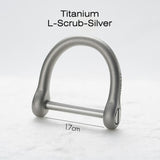 Real Titanium Luxury Key Chain Men Women Keychain Ultra Lightweight EDC Elasticity Key Ring Holder Buckle Gift for Couples