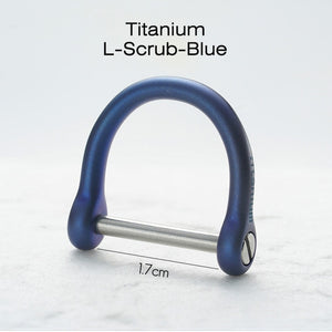 Real Titanium Luxury Key Chain Men Women Keychain Ultra Lightweight EDC Elasticity Key Ring Holder Buckle Gift for Couples