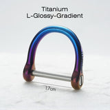 Real Titanium Luxury Key Chain Men Women Keychain Ultra Lightweight EDC Elasticity Key Ring Holder Buckle Gift for Couples