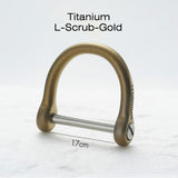 Real Titanium Luxury Key Chain Men Women Keychain Ultra Lightweight EDC Elasticity Key Ring Holder Buckle Gift for Couples