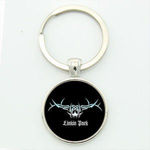 TAFREE Drum Kit silhouette key chain DJ turner mixer simple drum set profile pattern keychain drummer jewelry music gifts KC595