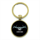 TAFREE Drum Kit silhouette key chain DJ turner mixer simple drum set profile pattern keychain drummer jewelry music gifts KC595