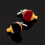 High quality men's series of other red Cufflinks / glasses / coke bottle / Cross / music symbols / extinguisher Cufflinks