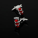 High quality men's series of other red Cufflinks / glasses / coke bottle / Cross / music symbols / extinguisher Cufflinks