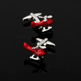 High quality men's series of other red Cufflinks / glasses / coke bottle / Cross / music symbols / extinguisher Cufflinks