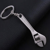TAFREE Fashion Tools Keychains Spanner,Hammer,Saw,Axe,Wrench,Electrodrill,Scissors Alloy Pendants with Chains useful Key chains