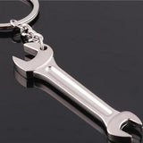 TAFREE Fashion Tools Keychains Spanner,Hammer,Saw,Axe,Wrench,Electrodrill,Scissors Alloy Pendants with Chains useful Key chains