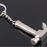 TAFREE Fashion Tools Keychains Spanner,Hammer,Saw,Axe,Wrench,Electrodrill,Scissors Alloy Pendants with Chains useful Key chains