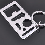 TAFREE Fashion Tools Keychains Spanner,Hammer,Saw,Axe,Wrench,Electrodrill,Scissors Alloy Pendants with Chains useful Key chains