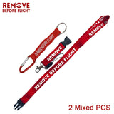 Remove Before Flight Lanyards Keychain Strap For Card Badge Gym Key Chain Lanyard Key Holder Hang Rope Mix Lot Keychain Lanyard