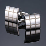 Novelty cuff links stainless steel Old craftsman hand Laser engraving cufflinks mans French suit accessories Jewellery