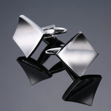 Novelty cuff links stainless steel Old craftsman hand Laser engraving cufflinks mans French suit accessories Jewellery