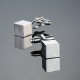 Novelty cuff links stainless steel Old craftsman hand Laser engraving cufflinks mans French suit accessories Jewellery