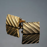 Novelty cuff links stainless steel Old craftsman hand Laser engraving cufflinks mans French suit accessories Jewellery