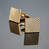 Novelty cuff links stainless steel Old craftsman hand Laser engraving cufflinks mans French suit accessories Jewellery