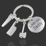NEW Jewelry Chemical Biological Experimental Tool Key Chains Conical Flask Chemical Molecular DNA Microscope Pendant Keychain