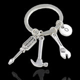 NEW Jewelry Chemical Biological Experimental Tool Key Chains Conical Flask Chemical Molecular DNA Microscope Pendant Keychain