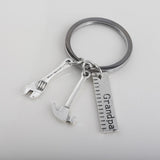 NEW Jewelry Chemical Biological Experimental Tool Key Chains Conical Flask Chemical Molecular DNA Microscope Pendant Keychain